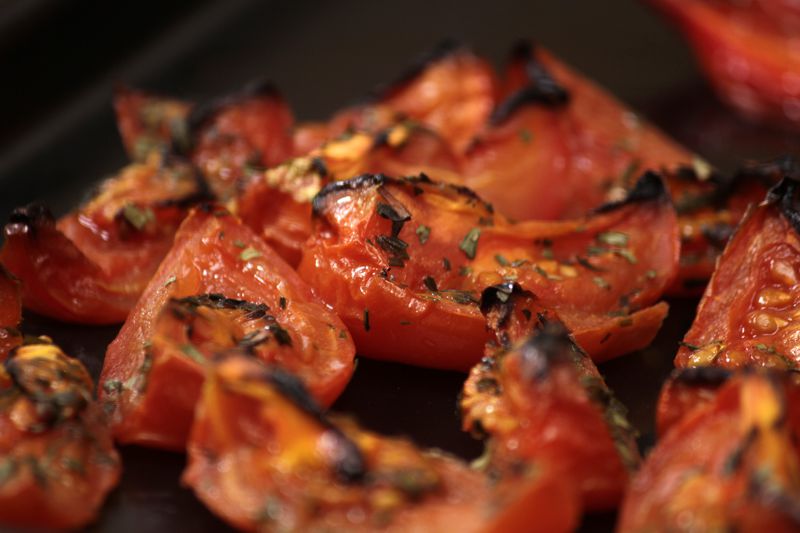 Geputztes, verzehrfertiges Gemüse - Tomaten